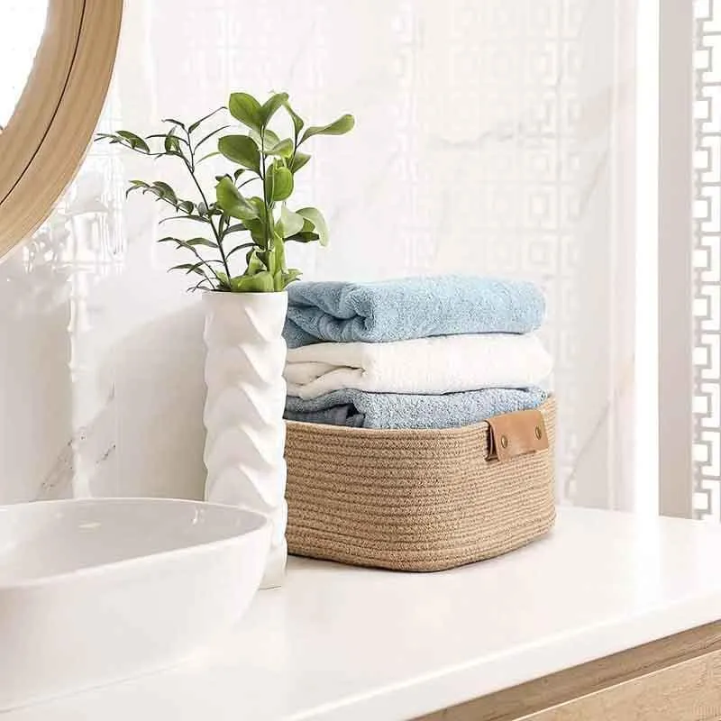 Cappucino Jute Storage Basket - Brown media 4