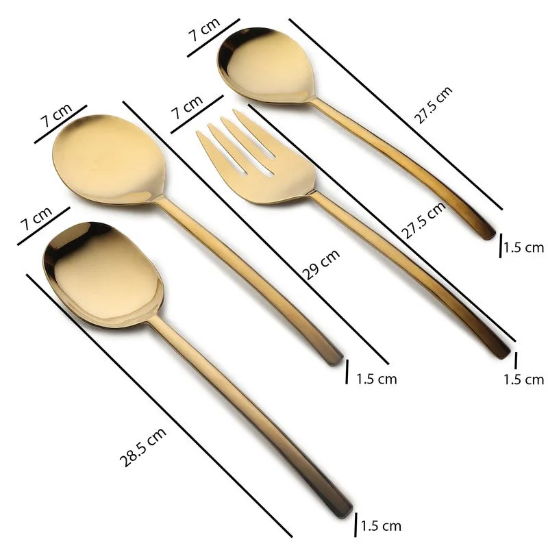 Ava Luxe Serving Set - Four Piece Set media 7