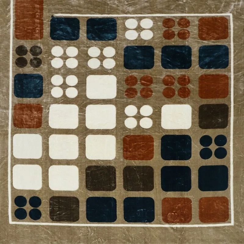 Monte Carlo Urban Mosaic Blanket - 691 GSM media 4