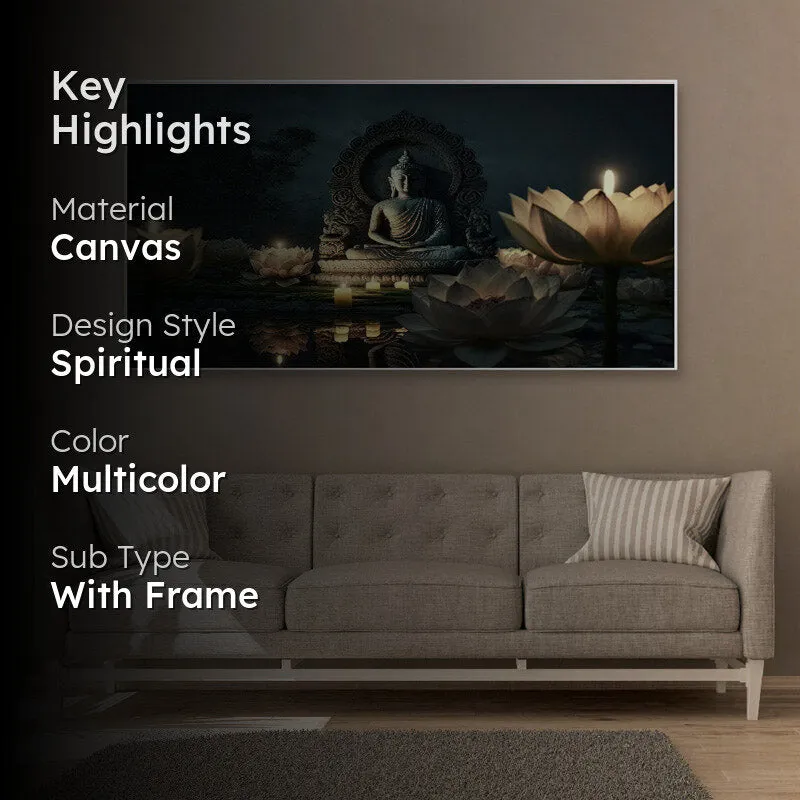 Eternal Tranquility Buddha Wall Painting media 2