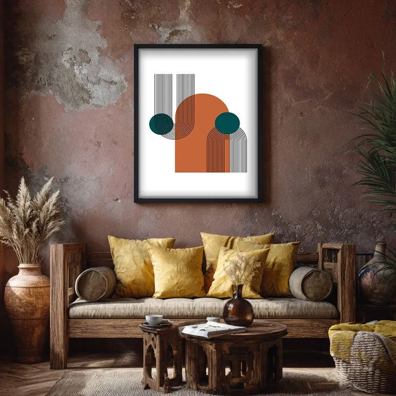 Zenith Canvas Wall Painting With Black Frame media 7