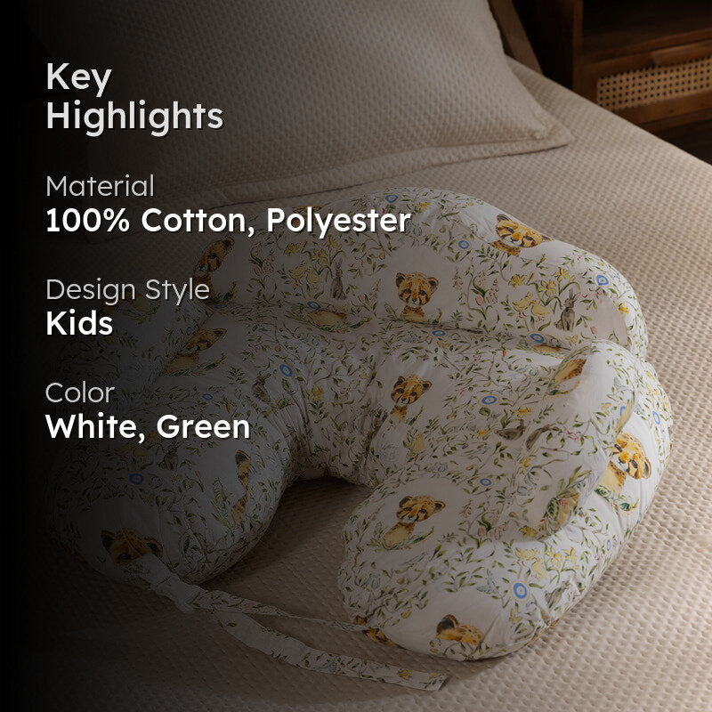 Pounce & Snuggle Feeding Pillow with Removable Extra Pillow media 2