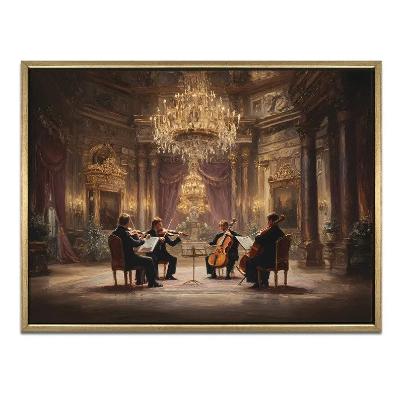 Royal Chamber Canvas Wall Painting With Frame media 3