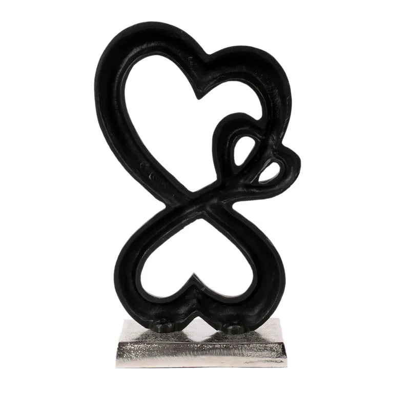 Heart Of Home Showpiece (Black & Silver) - Small media 5