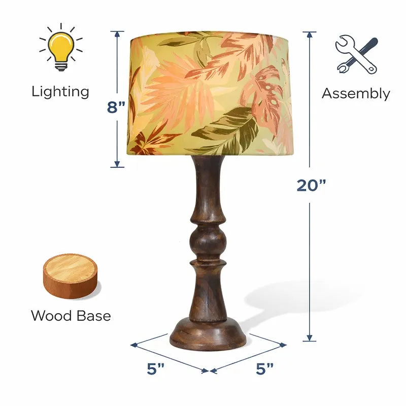 LeafBloom Wooden Table Lamp media 8