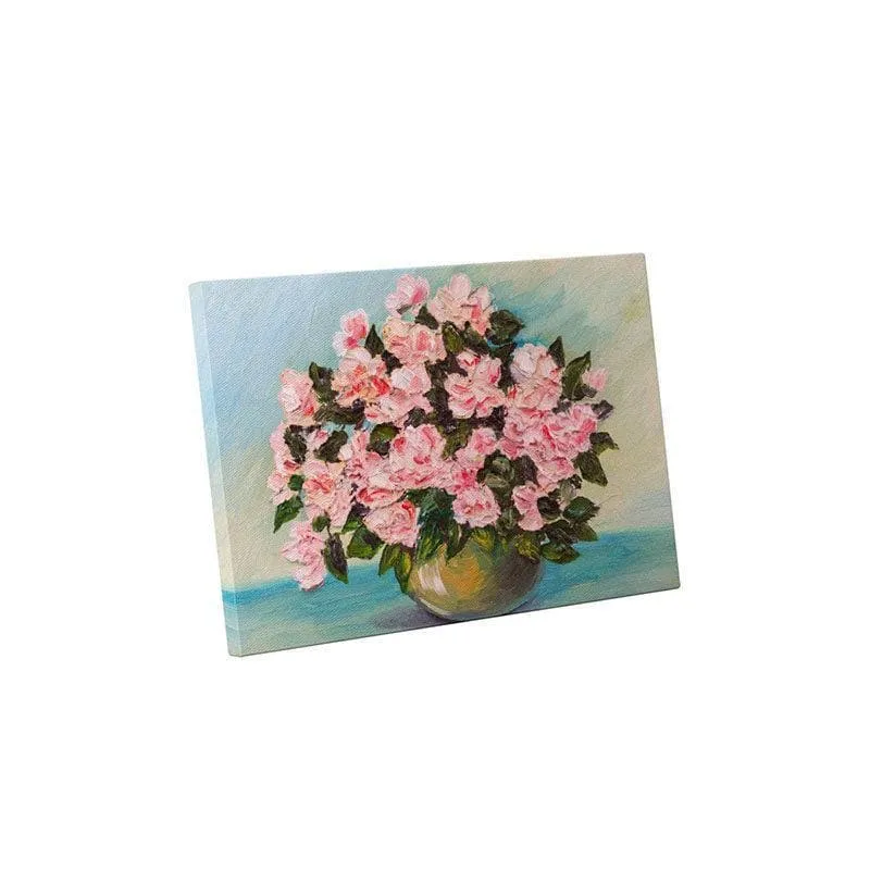 Still Life Floral Canvas Painting - Gallery Wrap media 3