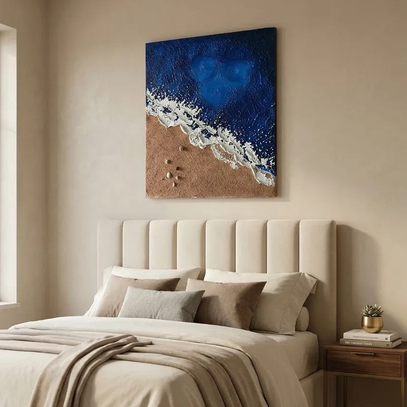 Textured Bloom Handmade Canvas Wall Painting media 9