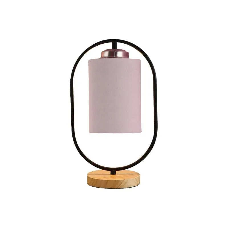 Radiant Echo Fabric Table Lamp - Grey,Black media 4