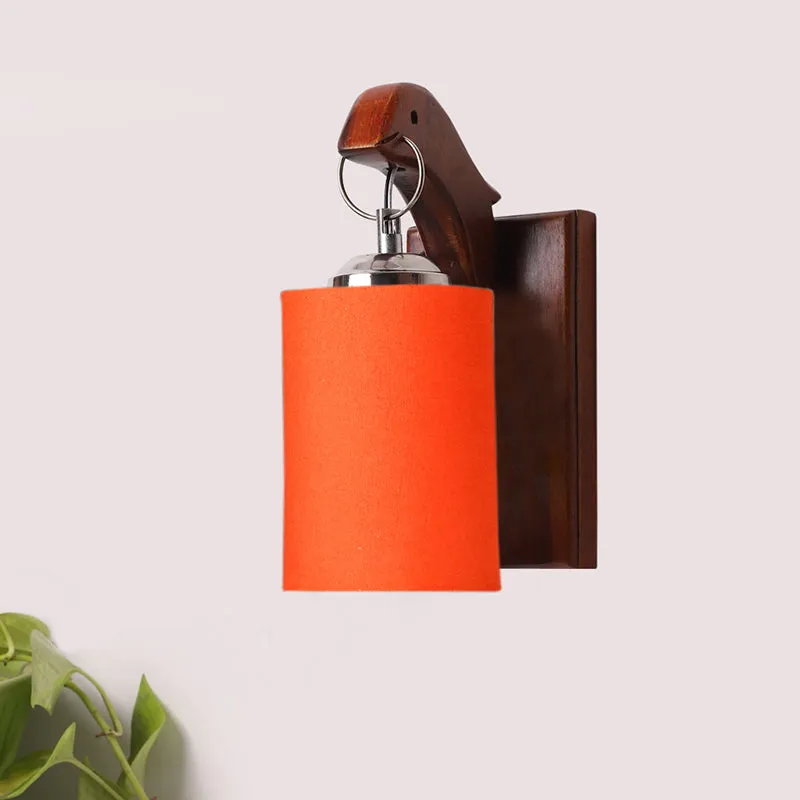 Estrella Wooden Wall Lamp - Orange media 3