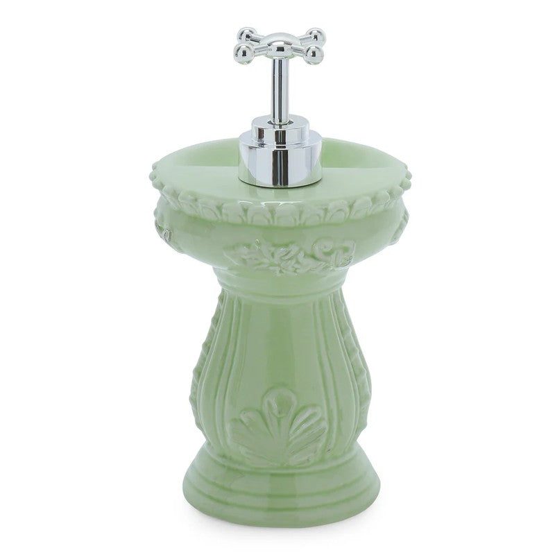 Antique Basin Soap Dispenser - Green media 4