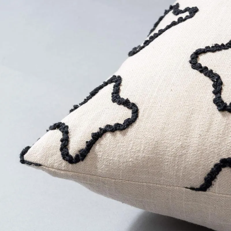 Acheron Embroidered Abstract Cushion Cover - Set Of Two media 5