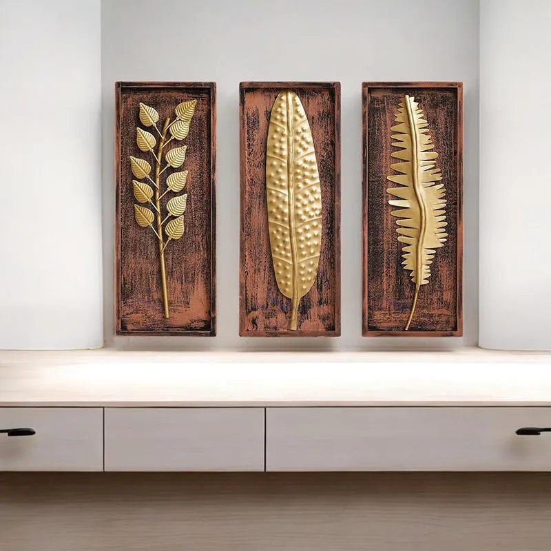 Goldfern Metal Wall Accent - Set Of Three media 5