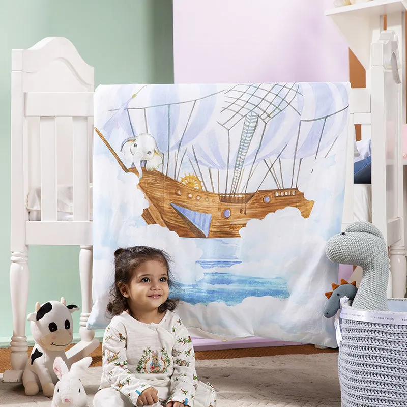 Sail Into Dreams Egyptian Cotton Bedding Set (200 TC) - Three Piece Set media 3