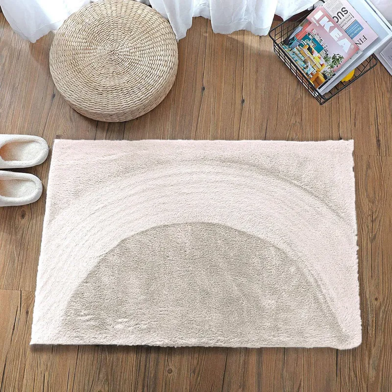 Ruffle Luxe Bath Mat - Nude media 1