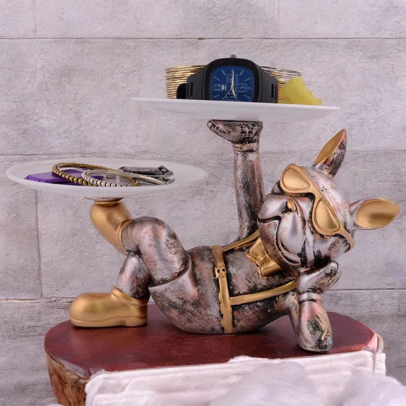 Chester Chic Painted Polyresin Show Piece - Copper media 1