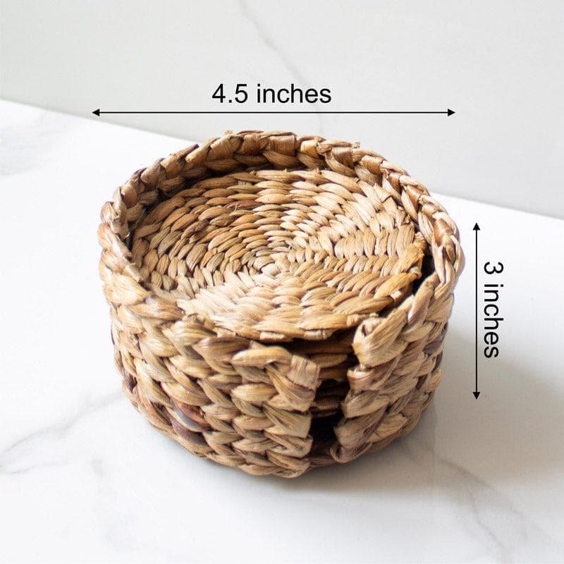 Anasa Natural Fiber Coaster - Set Of Six media 5
