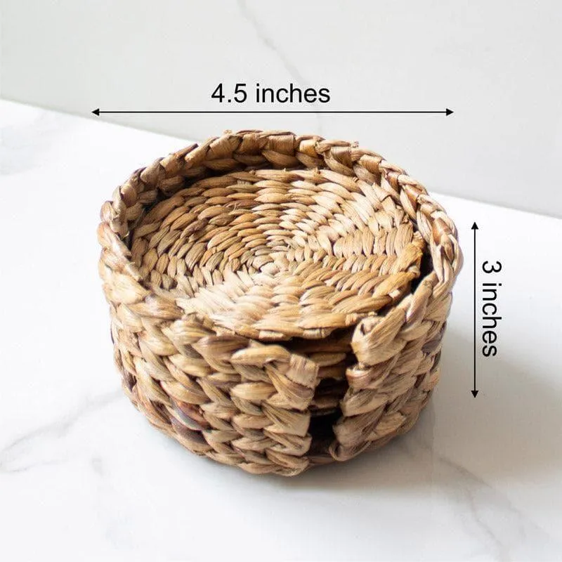 Anasa Natural Fiber Coaster - Set Of Six media 5