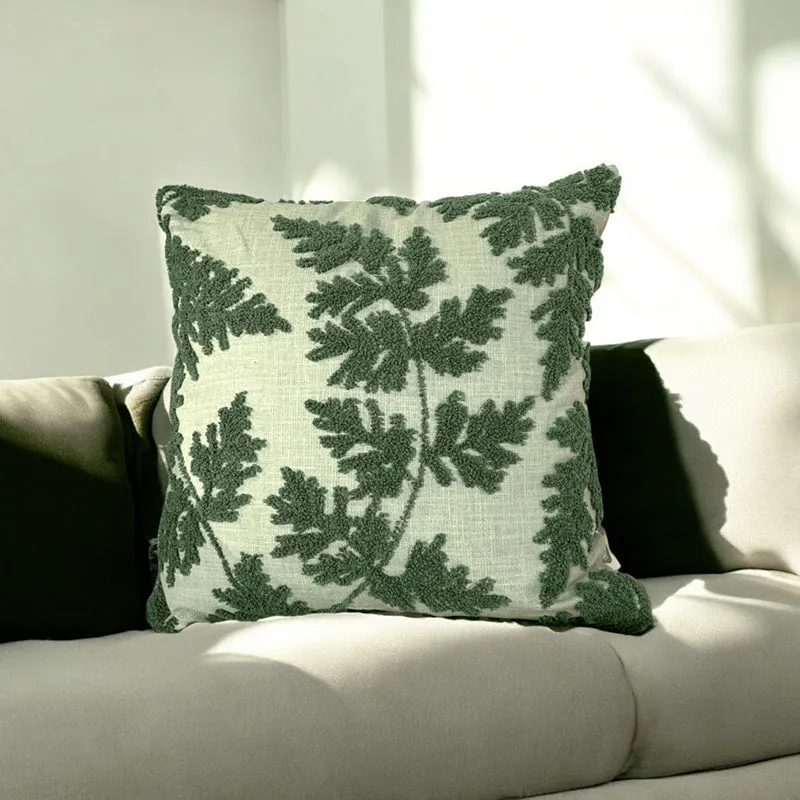Fernweave Tufted Cushion Cover Set media 1