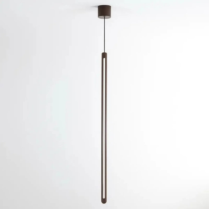 Slim Line Ambient Rose Wood LED Ceiling Lamp media 4