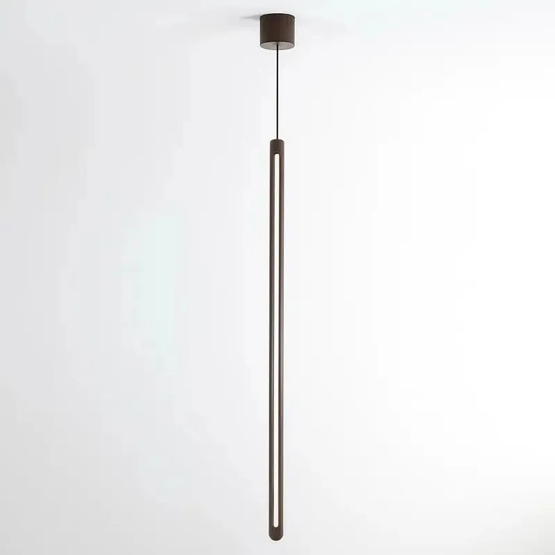 Slim Line Ambient Rose Wood LED Ceiling Lamp media 4
