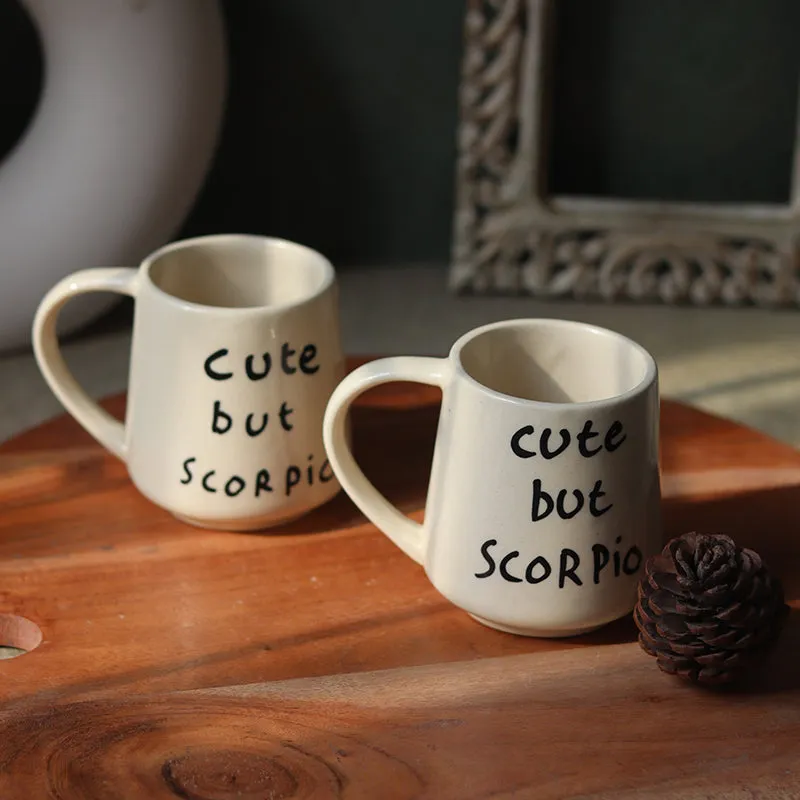 Cute But Scorpio Ceramic Mug (250 mL) media 5