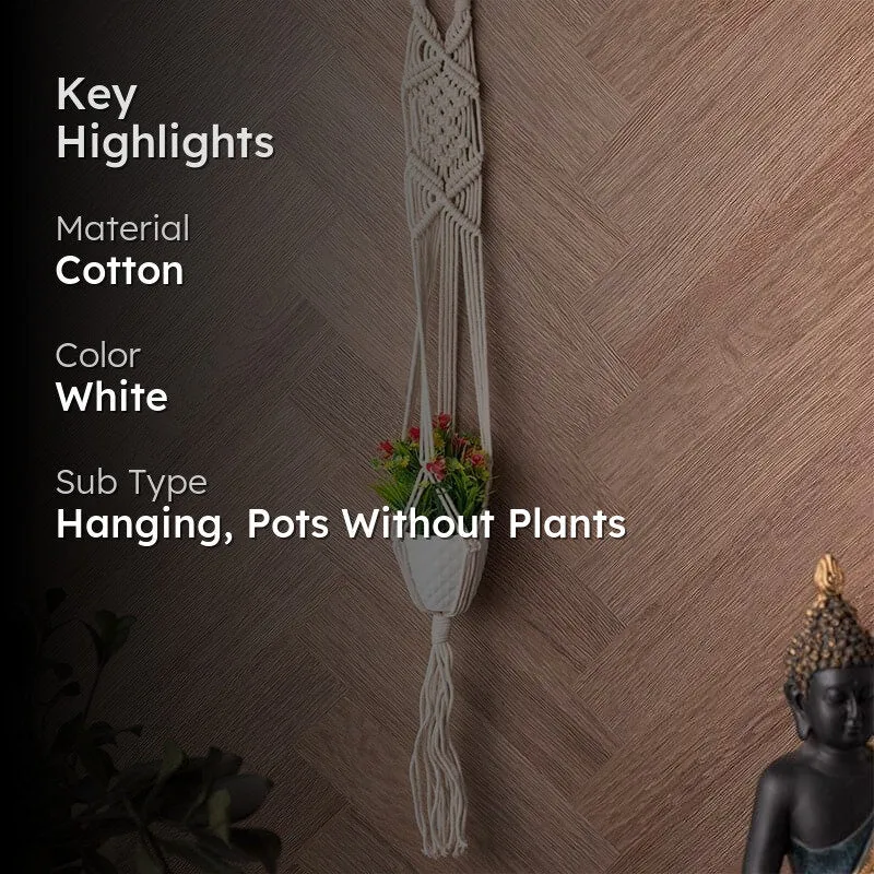 Siero Macrame Planter media 2