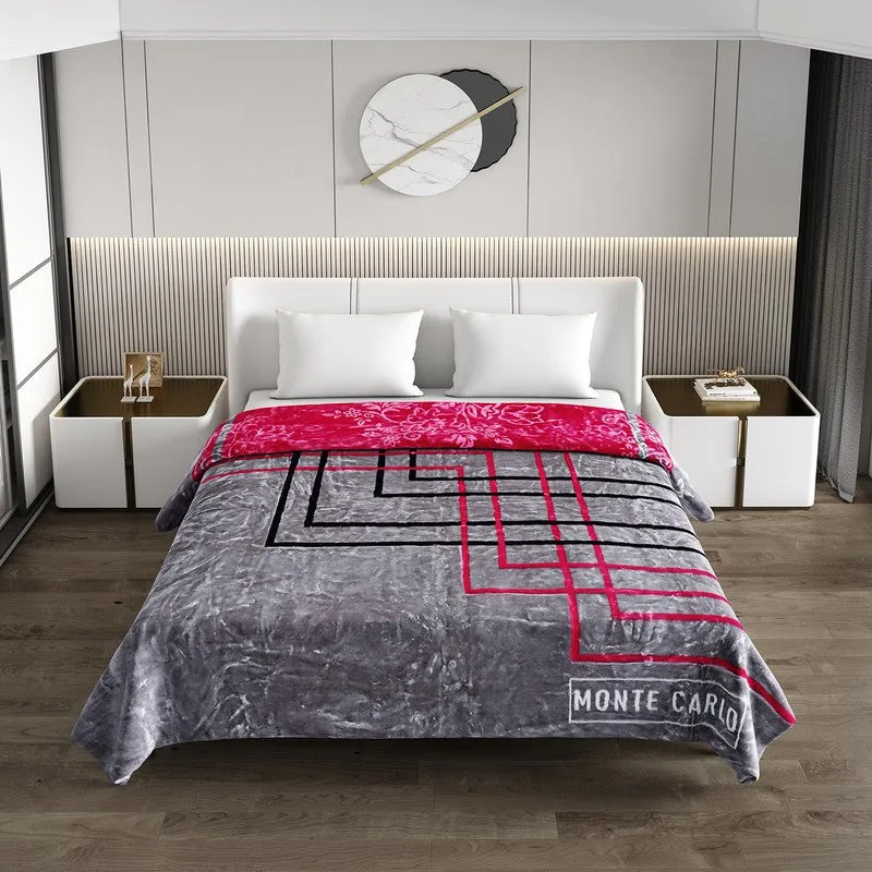 Monte Carlo Floral Box Blanket - 850 GSM media 4