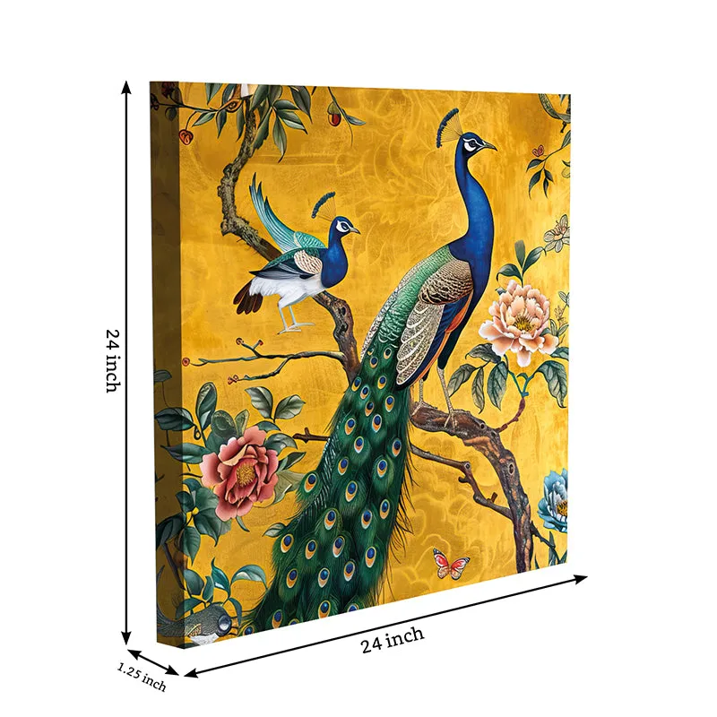 Peacock Of Grace Canvas Wall Art media 9
