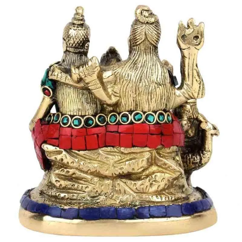 Deities Shiva Parvati Statue media 4