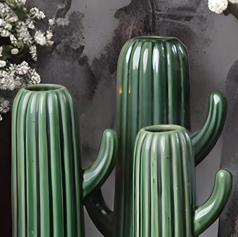 Cacti Bunch Vase - Set Of Three media 3