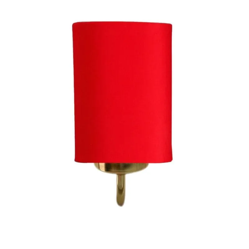 Galora Hepa Fabric & Metal Wall Lamp - Red media 4