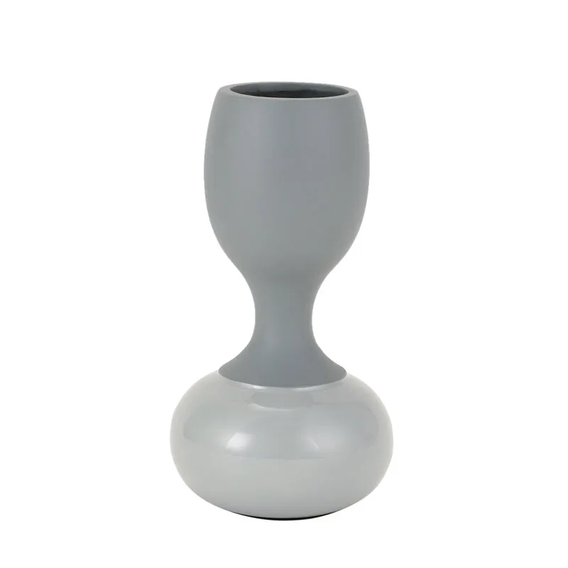 Blaise Enamel Vase - Grey media 3