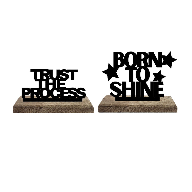 Path to Radiance Typography Showpiece - Set Of Two media 6