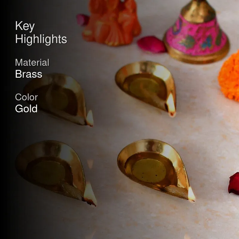 Decorative Dhola Diya - Set Of Eight media 2