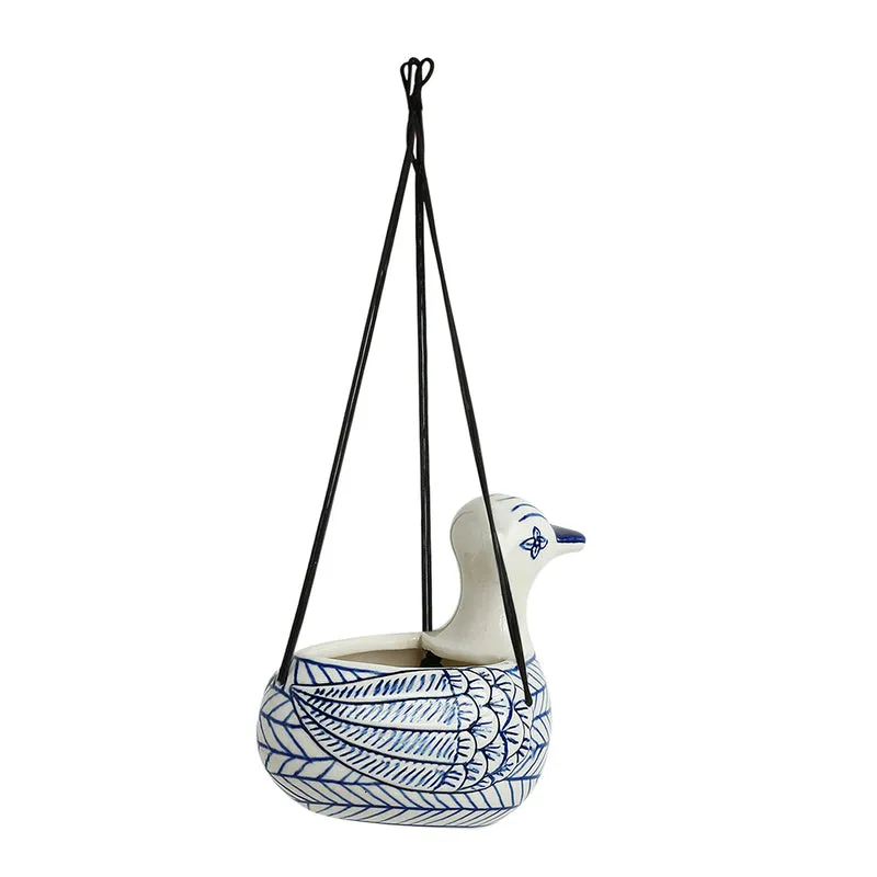 Indigo Chevron Duch Planter media 4