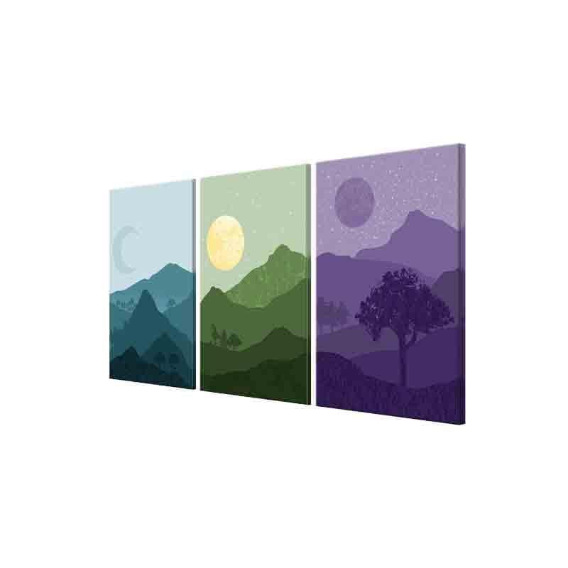 Seclusion Poly Canvas Wall Art - Three Piece Set media 4