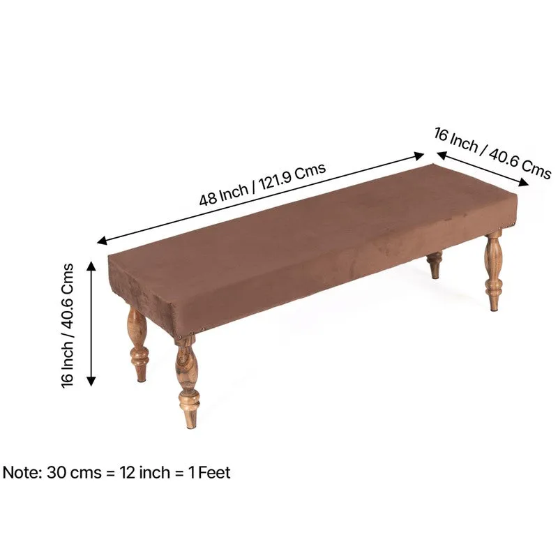 Aviro Sheesham Wooden Bench - Brown media 11