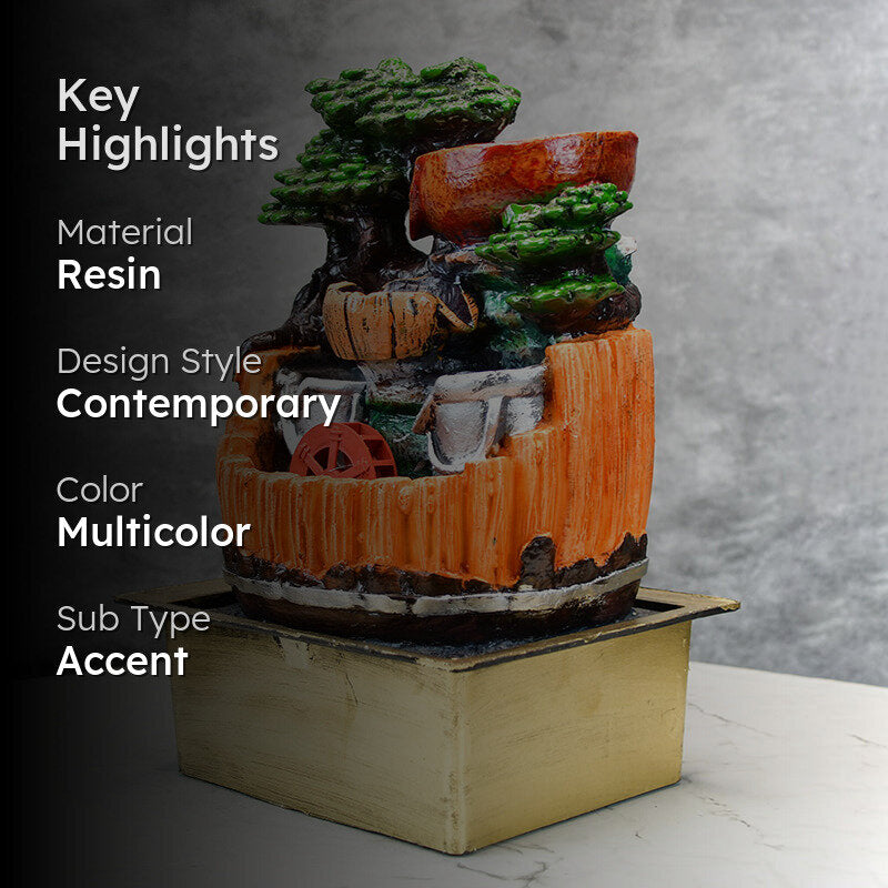 Cottage Waterfalls Tabletop Fountain media 2