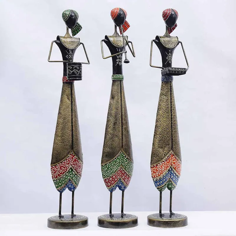 Musical Troupe Ethnic Showpiece - Set Of Three media 3