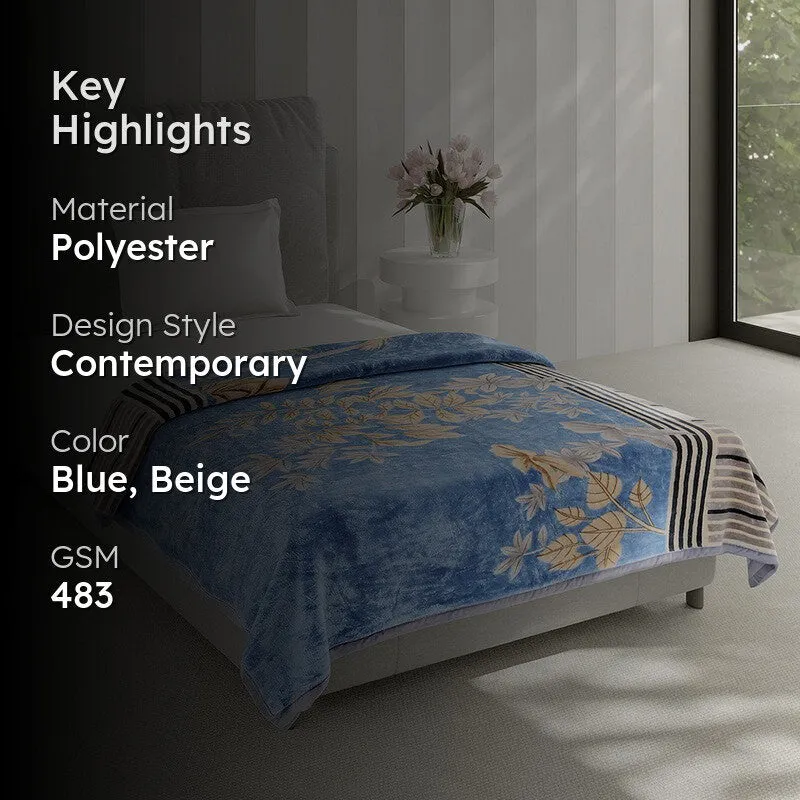 Monte Carlo Ocean Blossom Blanket - 483 GSM media 2