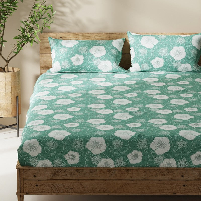 Gryvon Bedsheet (Green) - 115 GSM media 4
