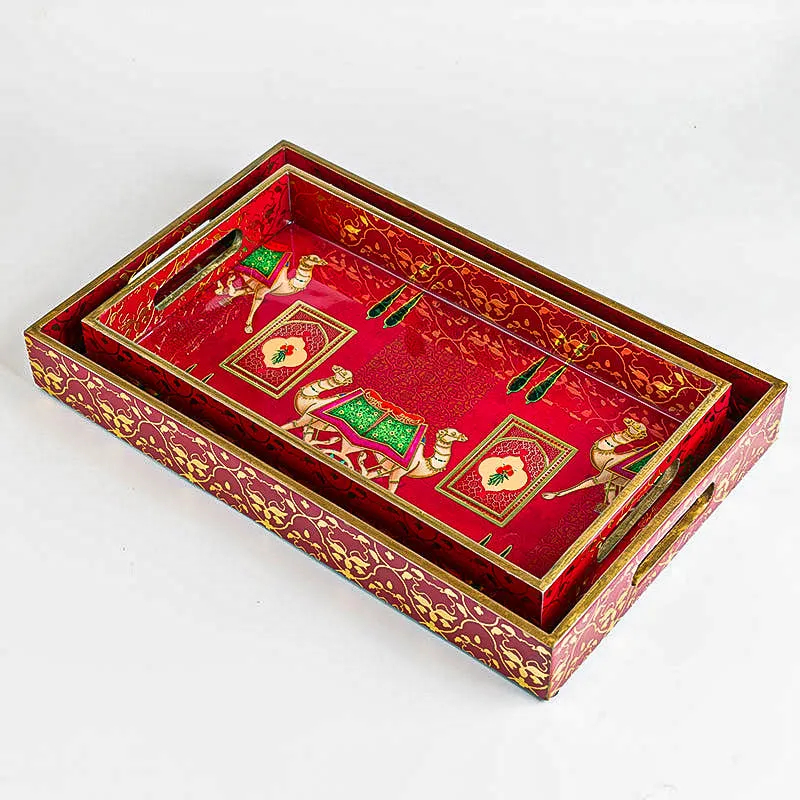 Camel Carriage Serving Tray - Large & Medium media 5