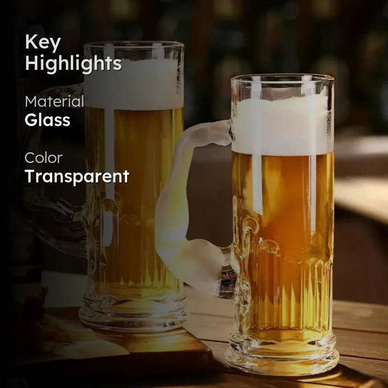 Muscle Brew Beer Mug (580 mL) - Set Of Two media 2