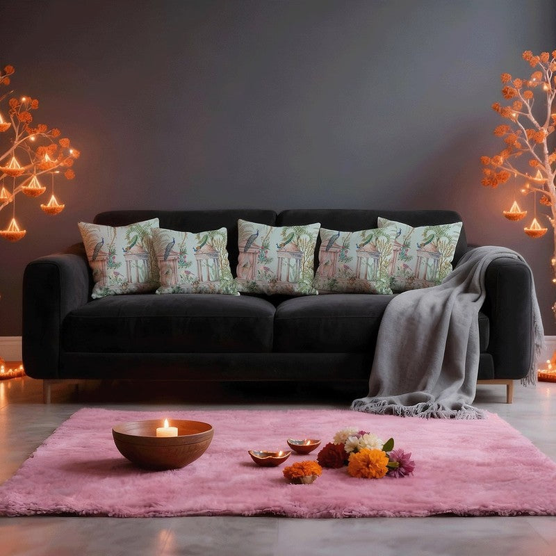 Bagh (E - Bahar Garden Cushion Cover) - Set Of Five