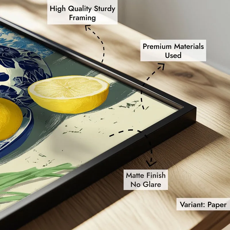 Freshness Canvas Wall Painting - Black Frame media 6