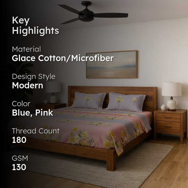 Bubble Candy Microfiber Bedsheet - 130 GSM media 2