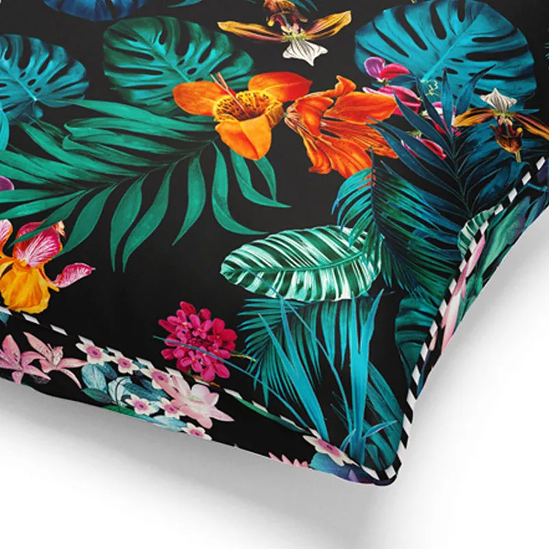 Azmina Printed Microfiber Cushion Cover - Set Of Two media 5