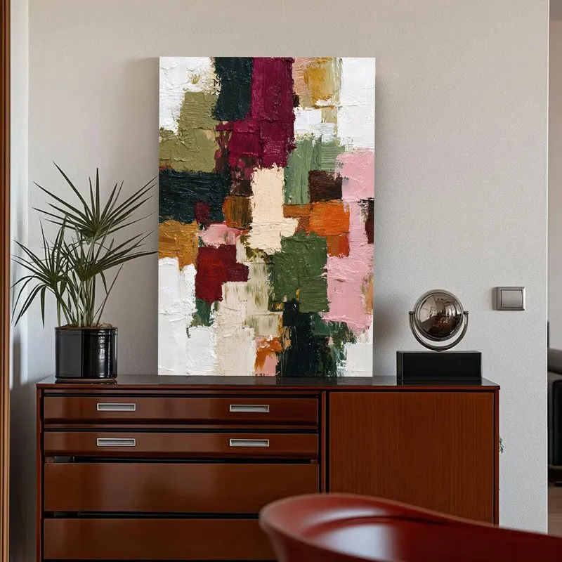 Intersecting Tones Abstract Canvas Wall Art media 7