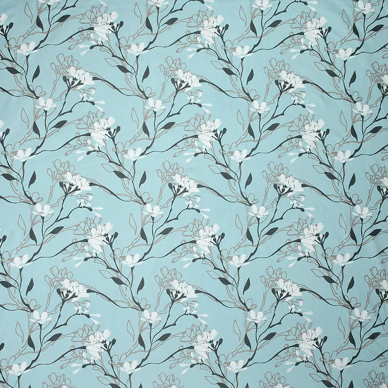 Clment Floral Microfiber Microfiber Bedsheet - 150 GSM media 4
