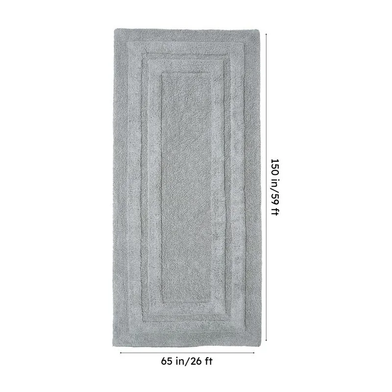 PureStep Cotton Runner Rug - Light Gery media 10